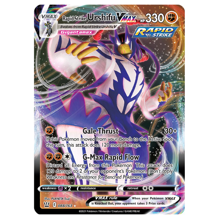 Rapid Strike Urshifu VMAX - Battle Styles - 088/163 - Holo Ultra Rare VMAX