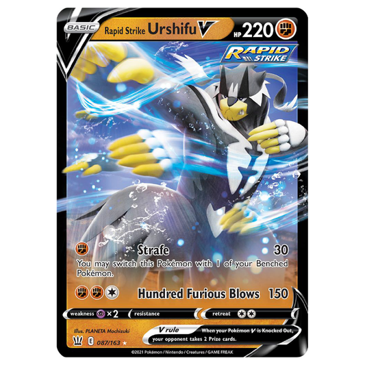 Rapid Strike Urshifu V - Battle Styles - 087/163 - Holo Ultra Rare