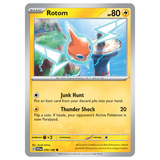 Rotom - Scarlet & Violet - 070/198 - Holo Promo "Common"