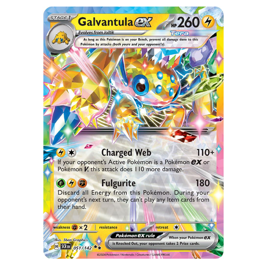 Galvantula ex - Stellar Crown - 051/142 - Double Rare