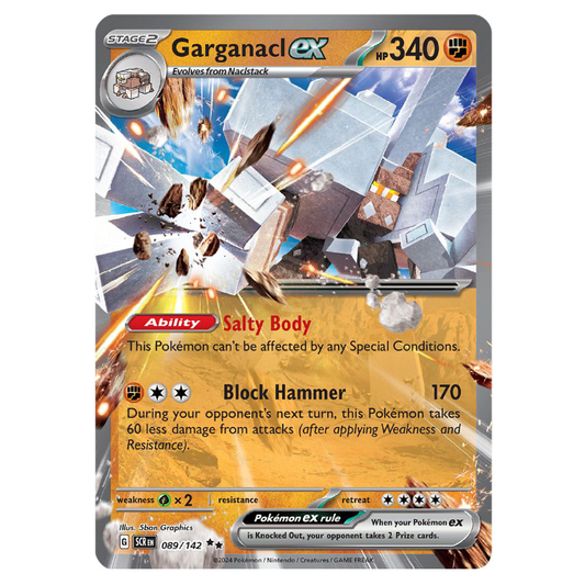 Garganacl ex - Stellar Crown - 089/142 - Double Rare