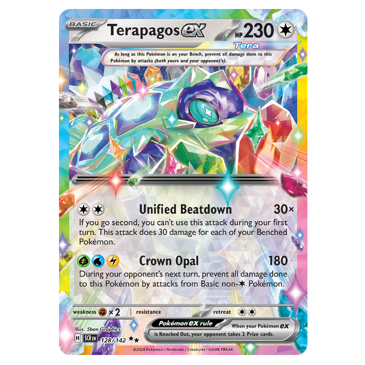 Terapagos ex - Stellar Crown - 128/142 - Double Rare