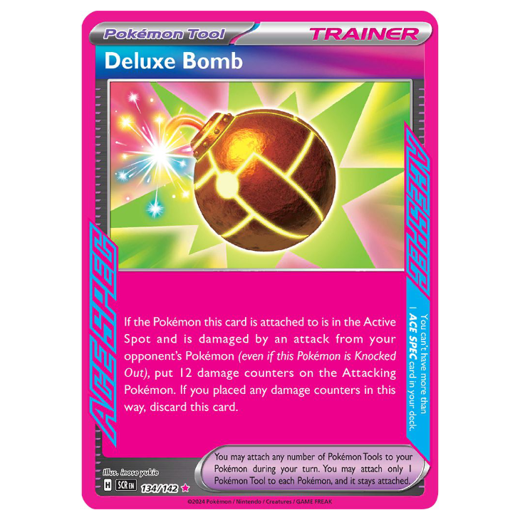 Deluxe Bomb - Stellar Crown - 134/142 - Ace Spec Rare
