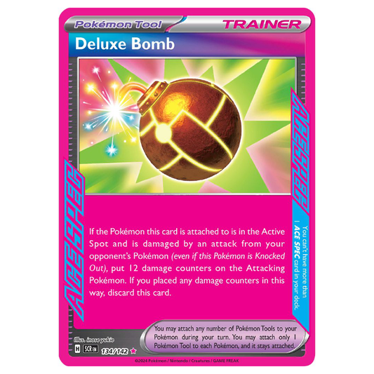 Deluxe Bomb - Stellar Crown - 134/142 - Ace Spec Rare