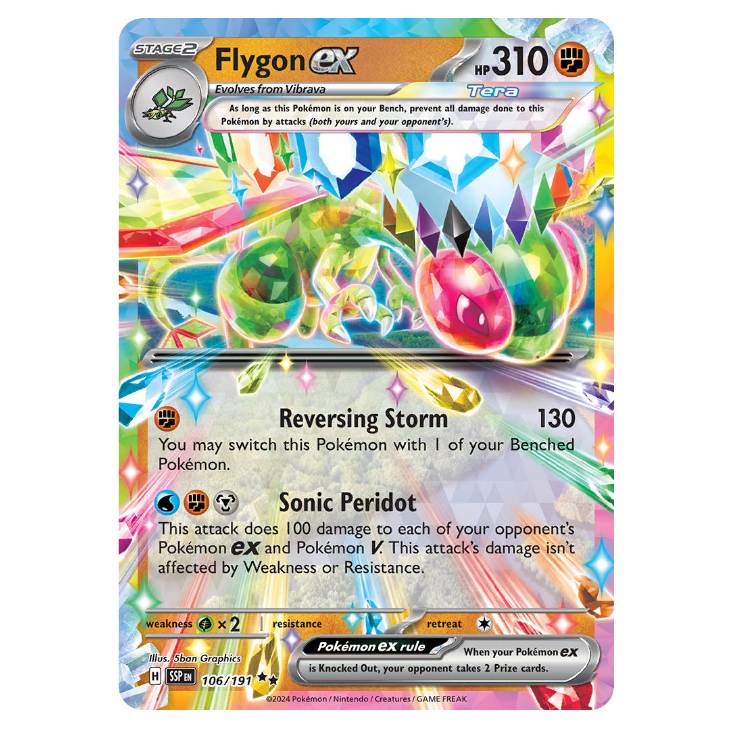 Flygon ex - Surging Sparks - 106/191 - Double Rare