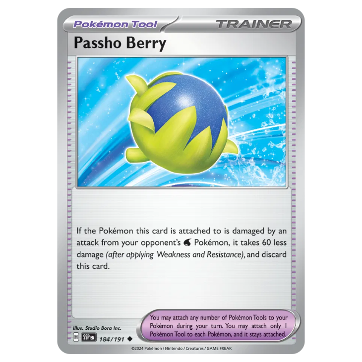 Passho Berry - Surging Sparks - 184/191 - Uncommon