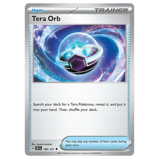 Tera Orb - Surging Sparks - 189/191 - Uncommon