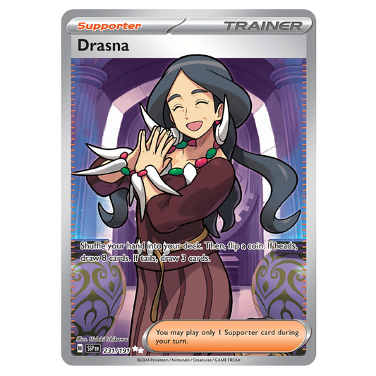 Drasna - Surging Sparks - 231/191 - Full Art Ultra Rare