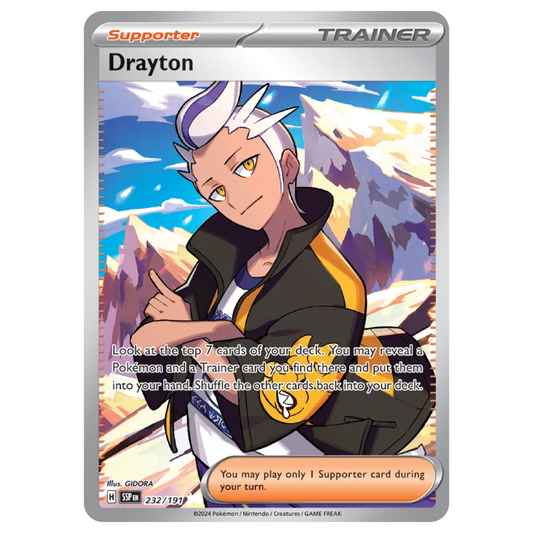Drayton - Surging Sparks - 232/191 - Ultra Rare Full Art