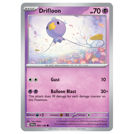 Drifloon - Scarlet & Violet - 089/198 - Common