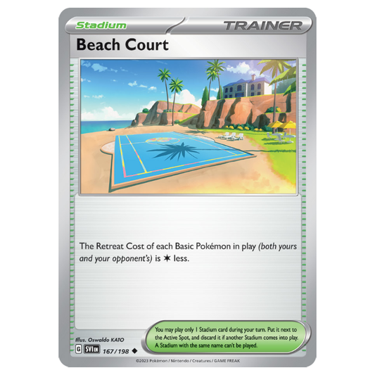 Beach Court - Scarlet & Violet - 167/198 - Uncommon