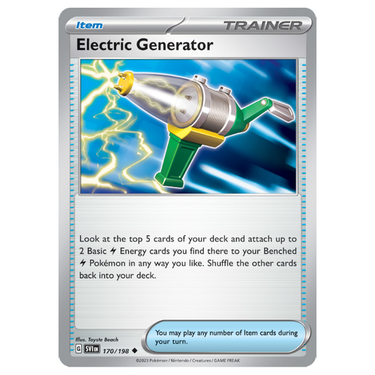 Electric Generator - Scarlet & Violet - 170/198 - Uncommon