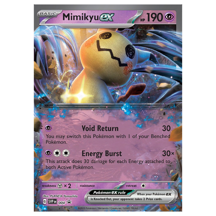 SVP004 Mimikyu ex - Holo Promo