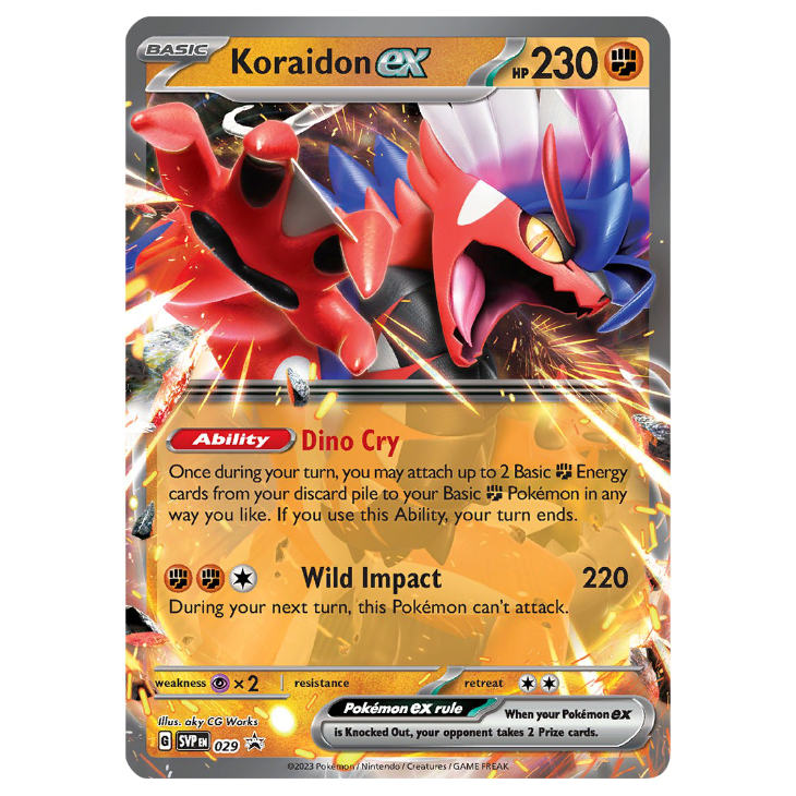SVP029 Koraidon ex - Holo Promo