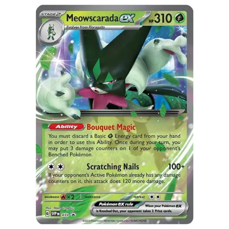 SVP033 Meowscarada ex - Holo Promo