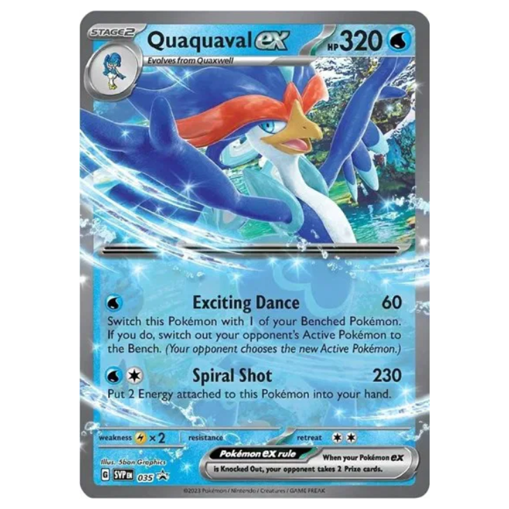 SVP035 Quaquaval ex - Holo Promo