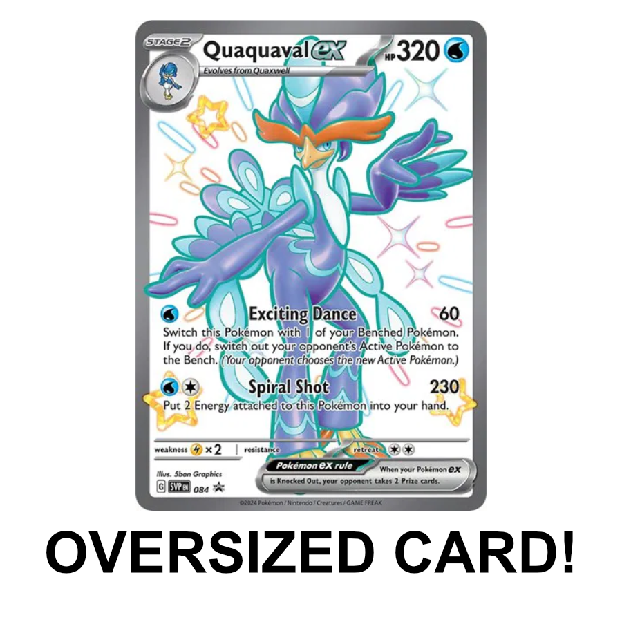 Quaquaval ex - SVP Promo - SVP084 - Holo Oversized Card