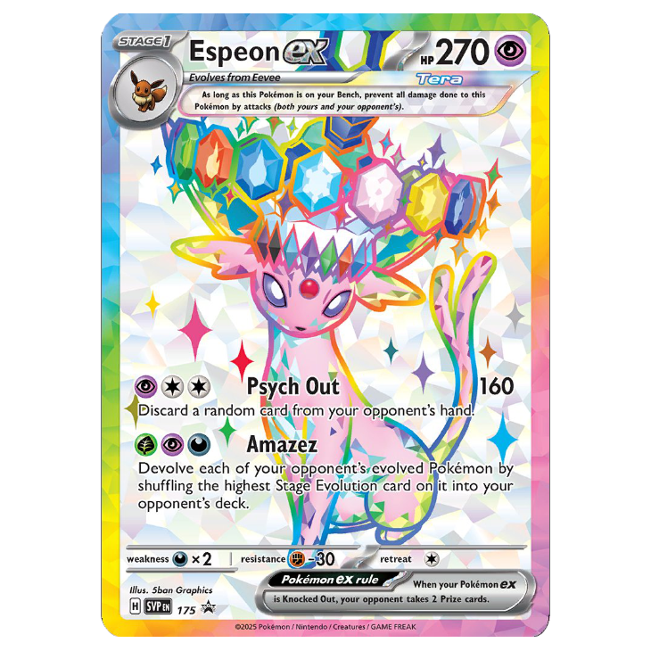 SVP175 Espeon ex - Holo Promo