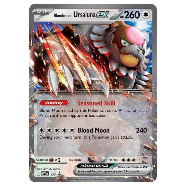 SVP177 - Bloodmoon Ursaluna ex - SVP Promo (LP+)