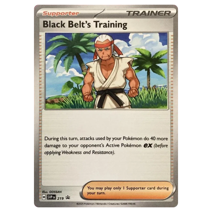 SVP219 Black Belt's Training - NON-Holo Promo