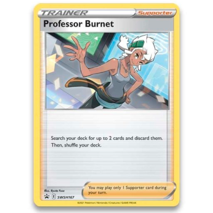 SWSH167 Professor Burnet - Non-Holo Promo