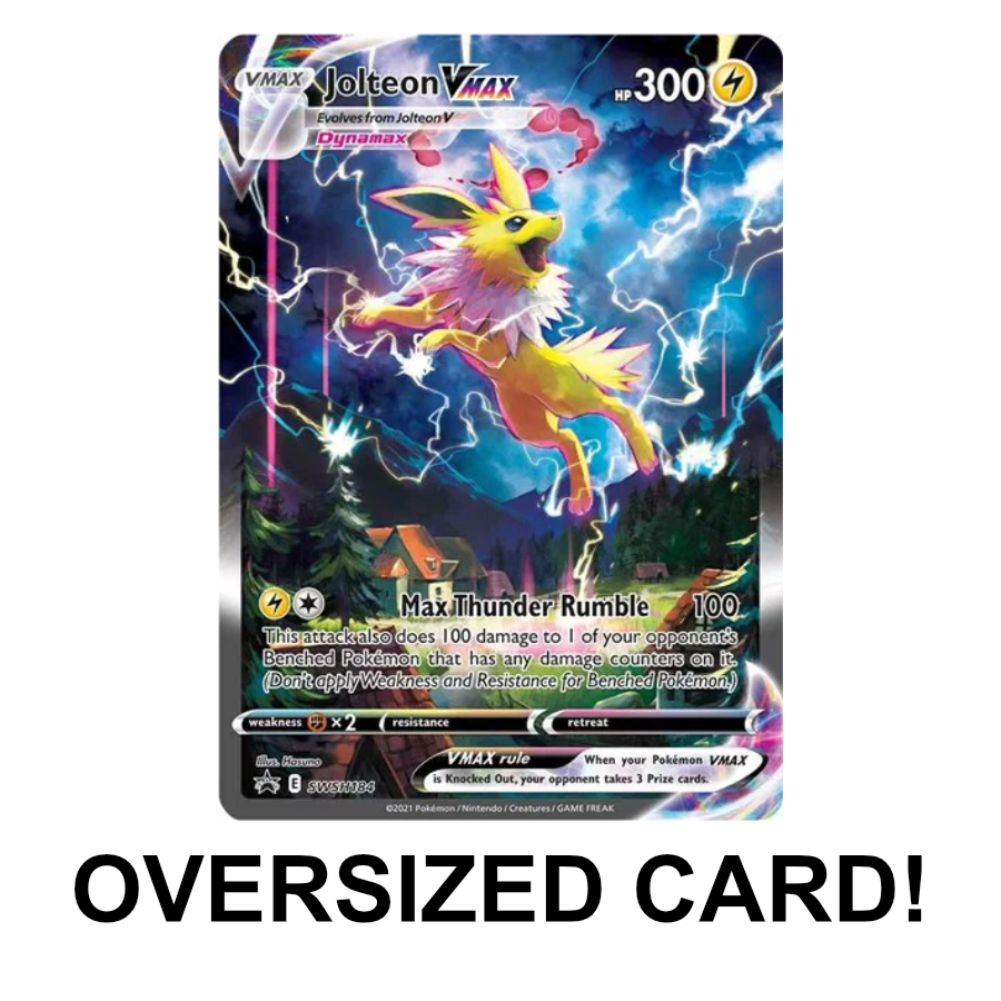 Jolteon VMAX - SWSH Promo - SWSH184 - Holo Oversized Card