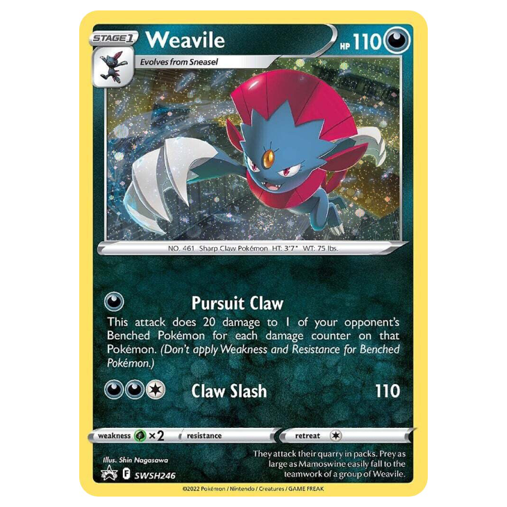 SWSH246 Weavile - Holo Promo