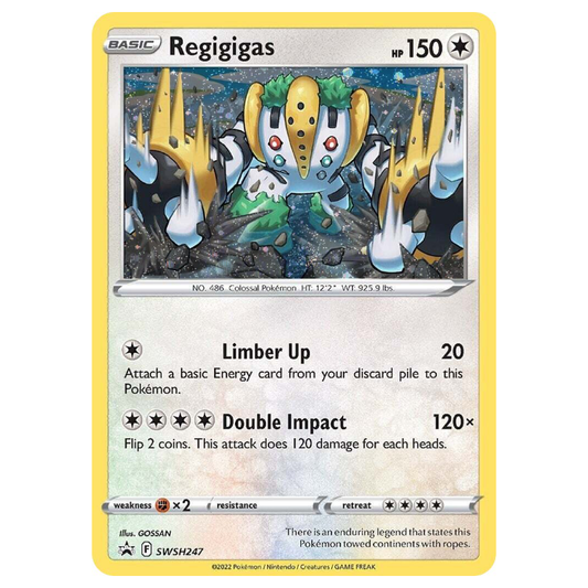 SWSH247 Regigigas - Holo Promo