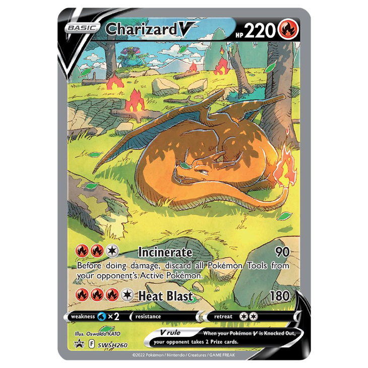 SWSH260 Charizard V - Alternate Art Promo