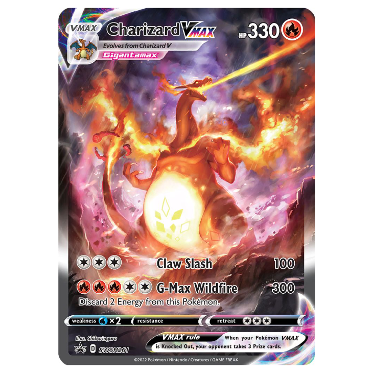 SWSH261 Charizard VMAX - Alternate Art Promo