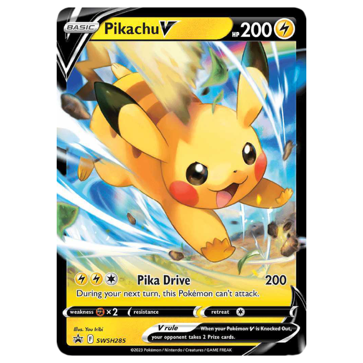 SWSH285 Pikachu V - Holo Promo