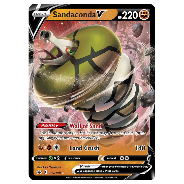 Sandaconda V - Chilling Reign - 089/198 - Holo Ultra Rare