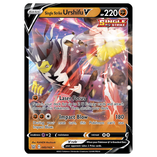 Single Strike Urshifu V - Battle Styles - 085/163 - Holo Ultra Rare
