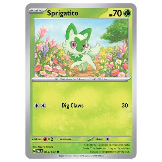 Sprigatito - Paldea Evolved - 013/193 - Holo Promo "Common"