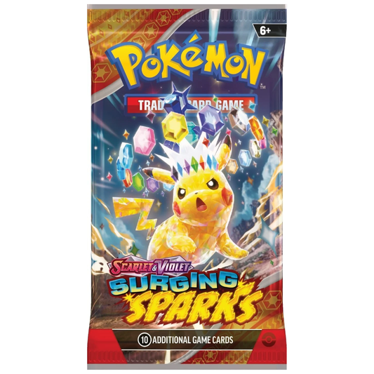 Surging Sparks Booster Pack (Meowth Club)