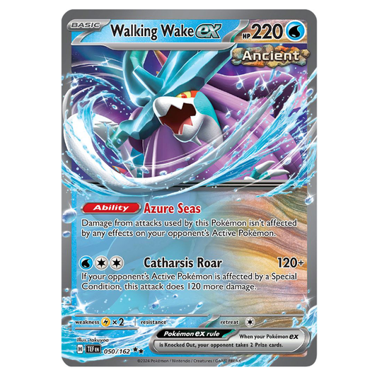 Walking Wake ex - Temporal Forces - 050/162 - Double Rare
