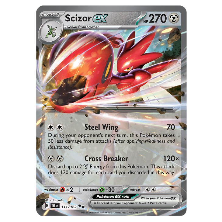 Scizor ex - Temporal Forces - 111/162 - Double Rare