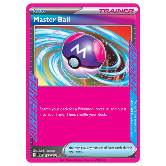 Master Ball - Temporal Forces - 153/162 - Ace Spec Rare