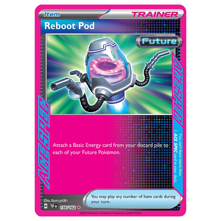 Reboot Pad - Temporal Forces - 158/162 - Ace Spec Rare