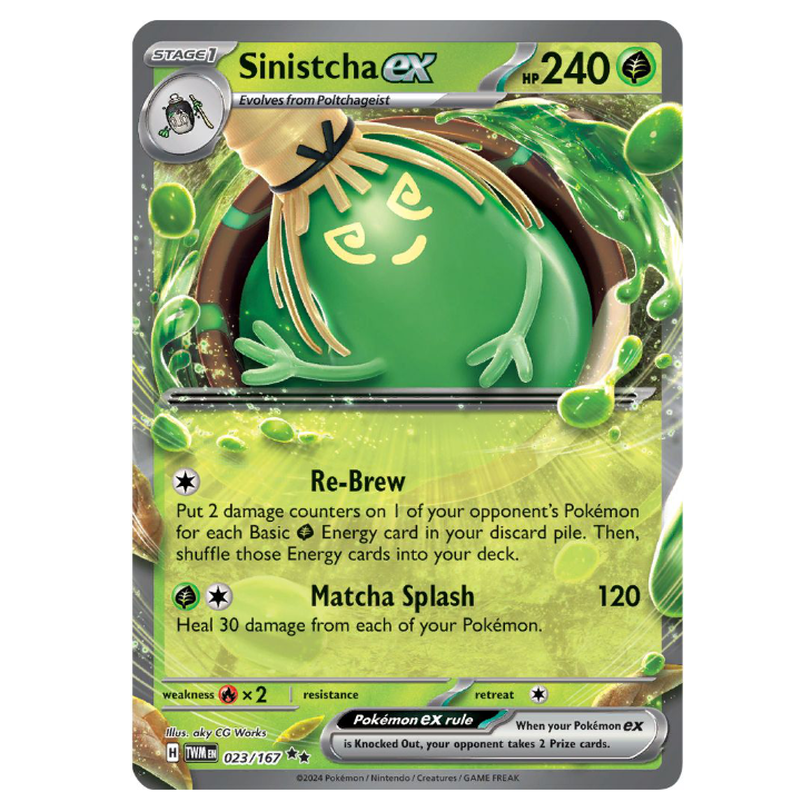 Sinistcha ex - Twilight Masquerade - 023/167 - Double Rare