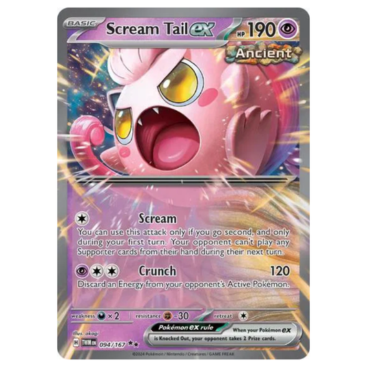 Scream Tail ex - Twilight Masquerade - 094/167 - Double Rare