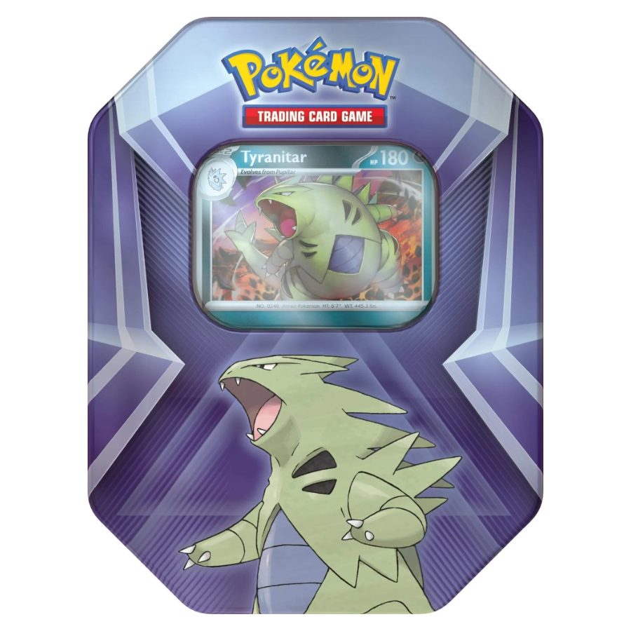 Triple Whammy Collector Tin featuring Darkrai, Slaking or Tyranitar