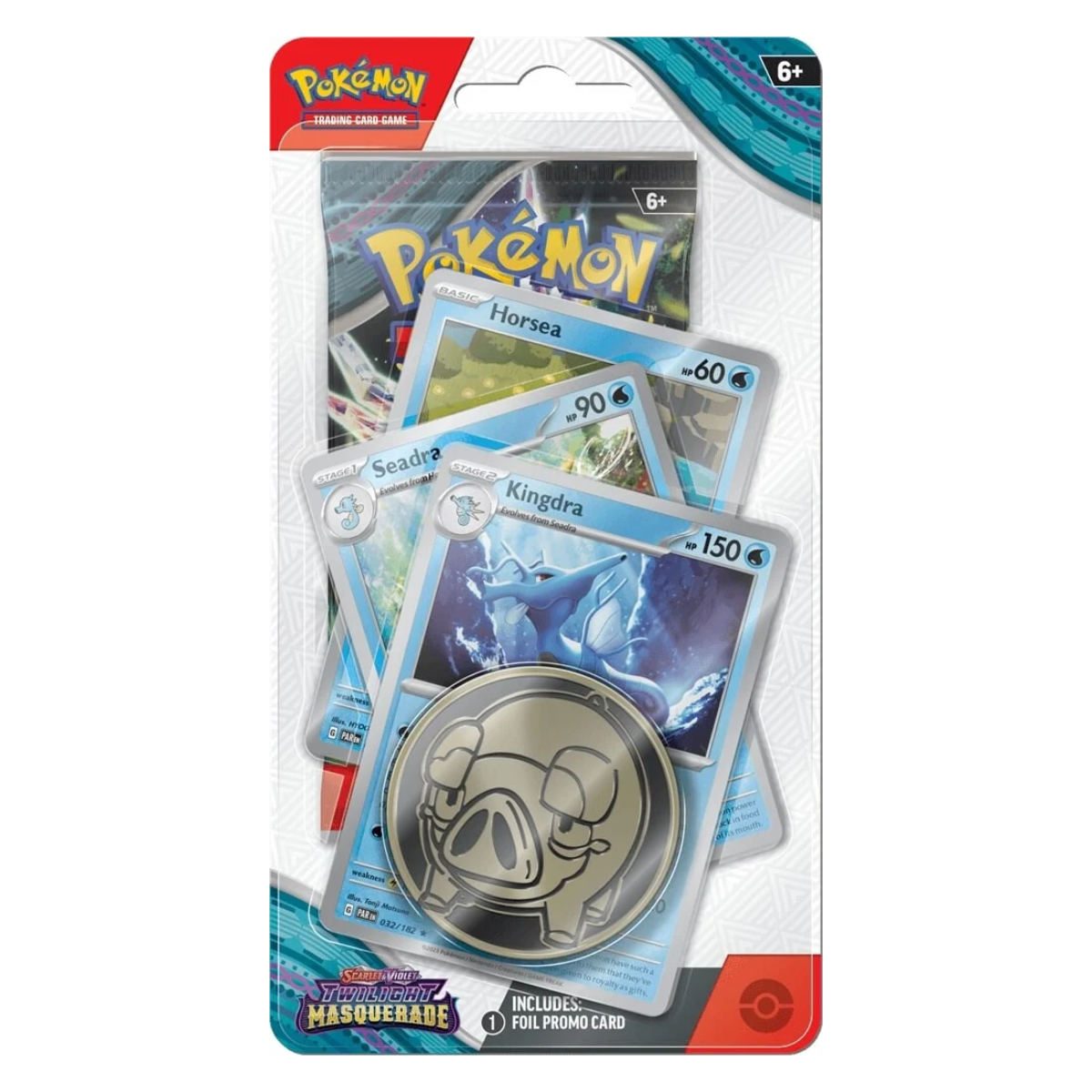 Twilight Masquerade Premium Single Booster Blister with either Kingdra OR Porygon-Z