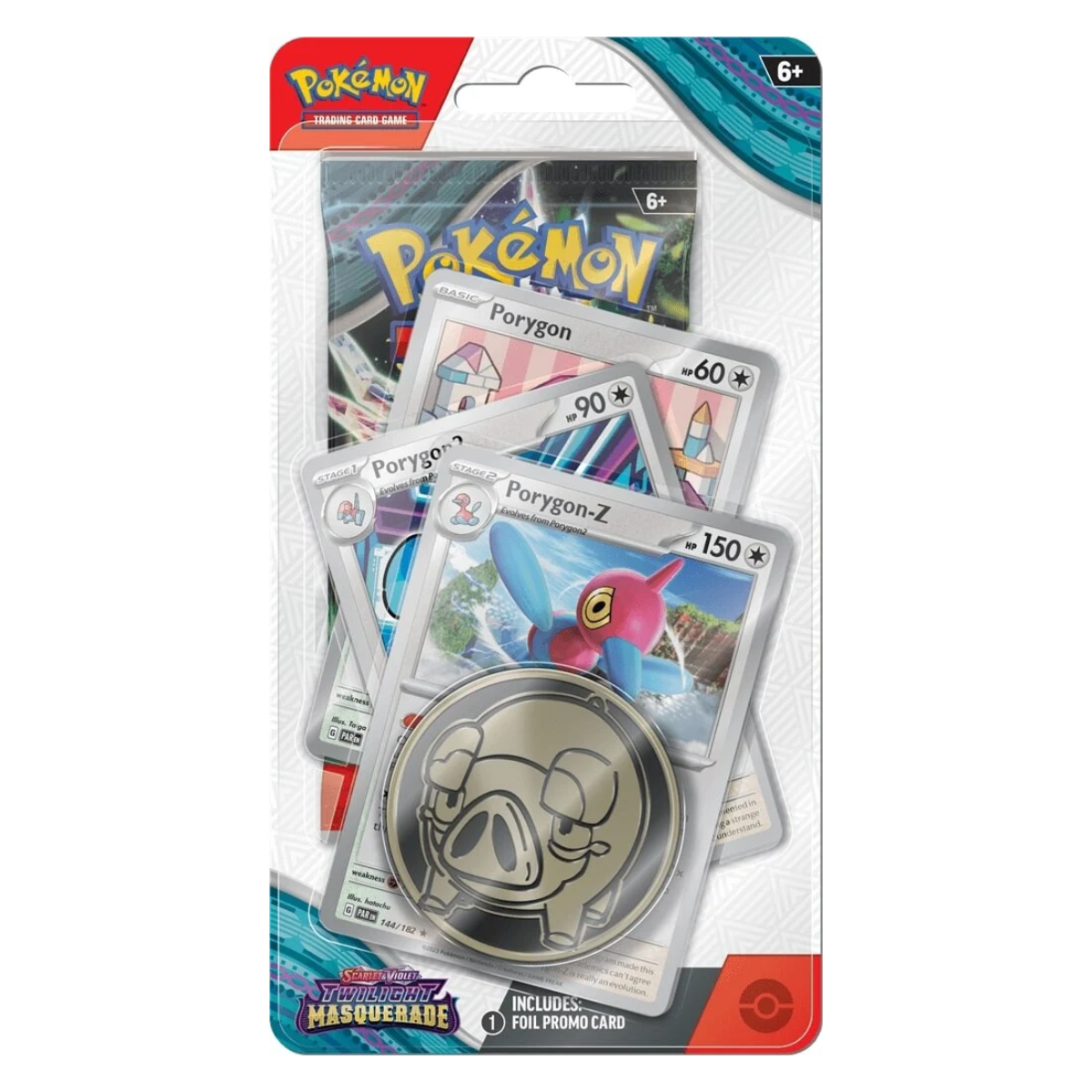 Twilight Masquerade Premium Single Booster Blister with either Kingdra OR Porygon-Z