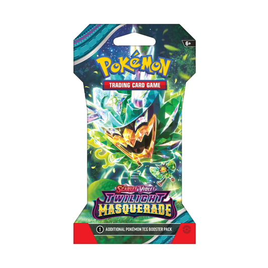Twilight Masquerade SLEEVED Booster Pack (Teal Mask Ogerpon art only)