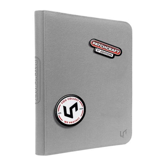 Ultra Pro - PATCHCRAFT Zippered 9-Pocket PRO Binder Gray