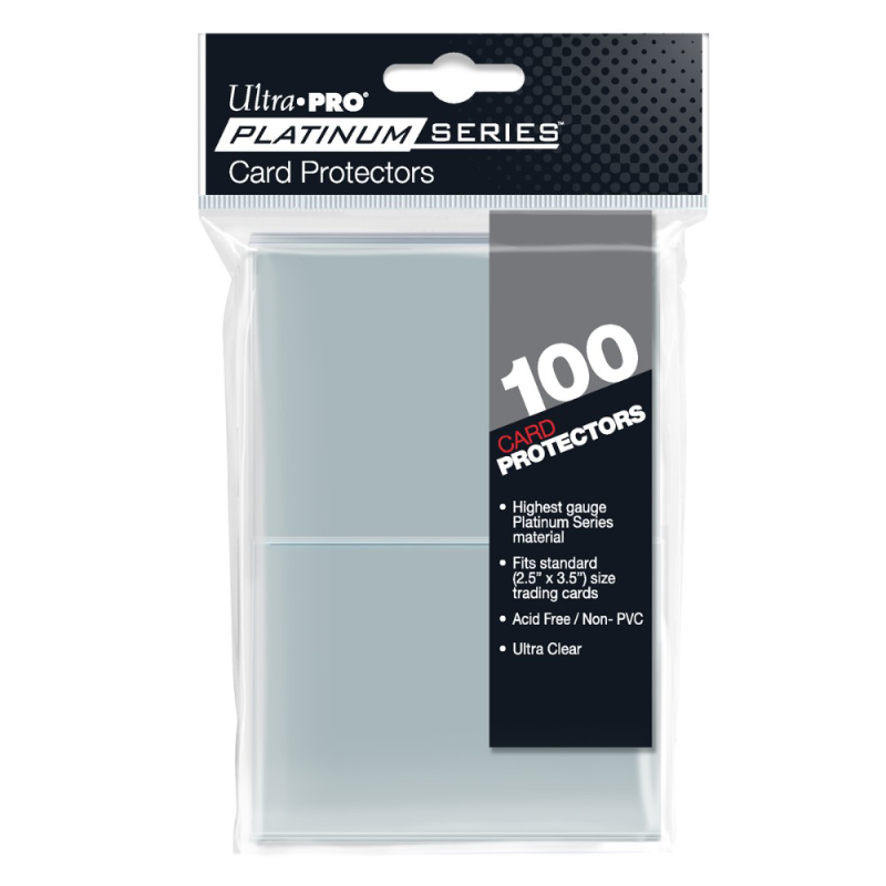 Ultra Pro - Platinum Series Card Protector Sleeves 100ct for Standard Trading Cards