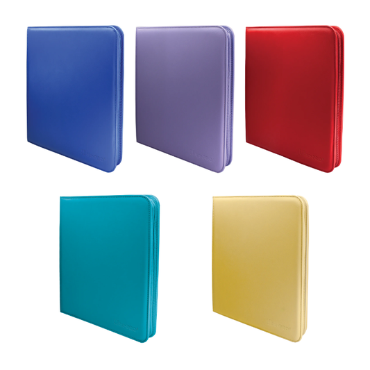 Ultra Pro - VIVID 12-Pocket Zippered PRO Binder (Different color options available)