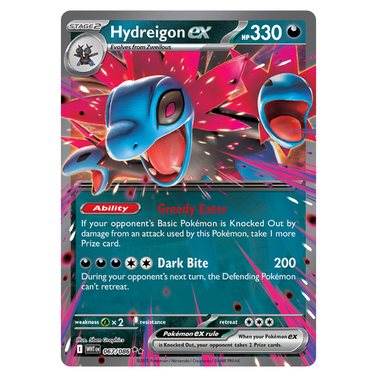 Hydreigon ex - White Flare - 067/086 - Double Rare
