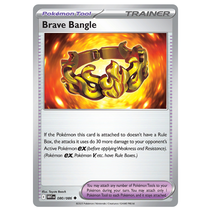 Brave Bangle - White Flare - 080/086 - Uncommon